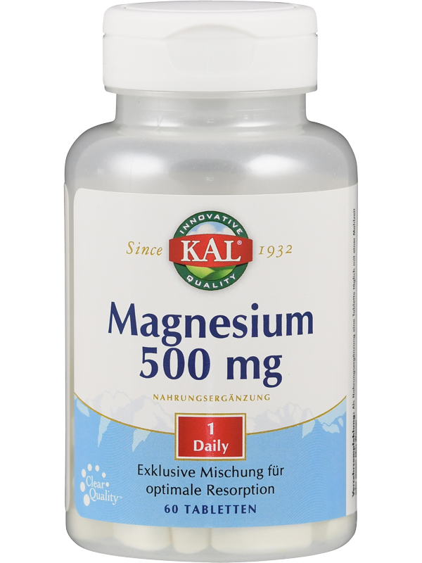 Magnesium 500 mg I laborgeprüft von KAL.