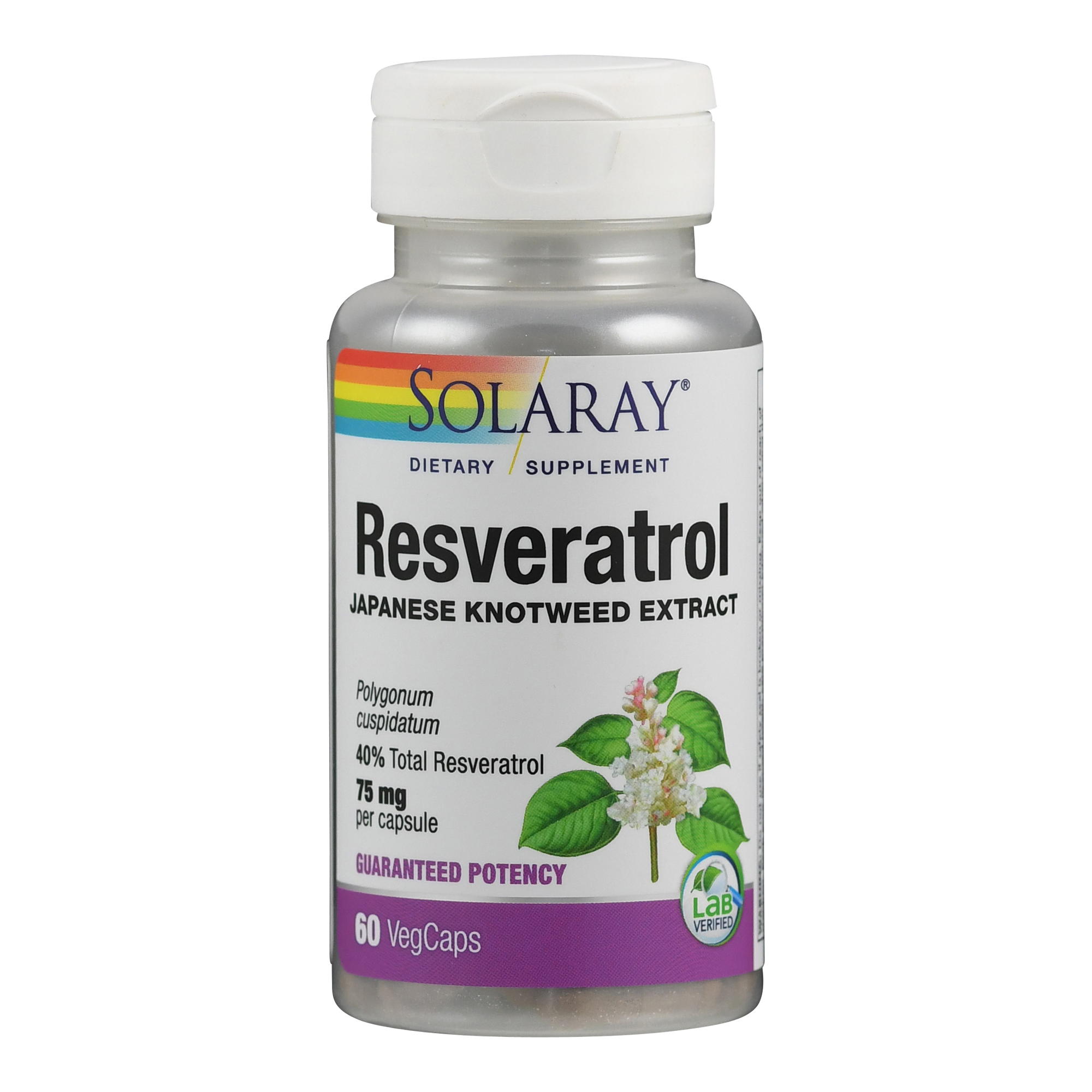 Resveratrol I vegan I laborgeprüft von Solaray.