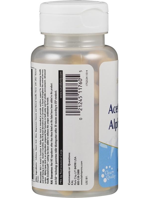 Acetyl L Carnitine Alpha Lipoic Acid At Cenaverde B V