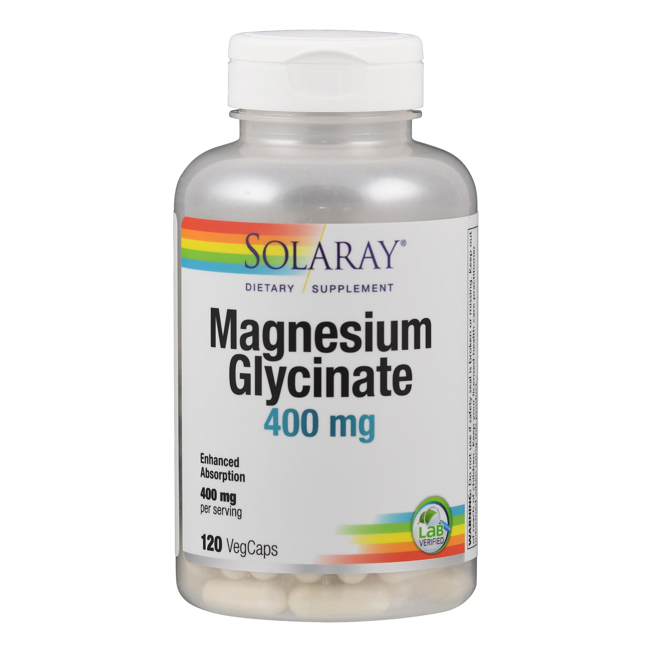 Magnesium Glycinat 400 von Solaray.
