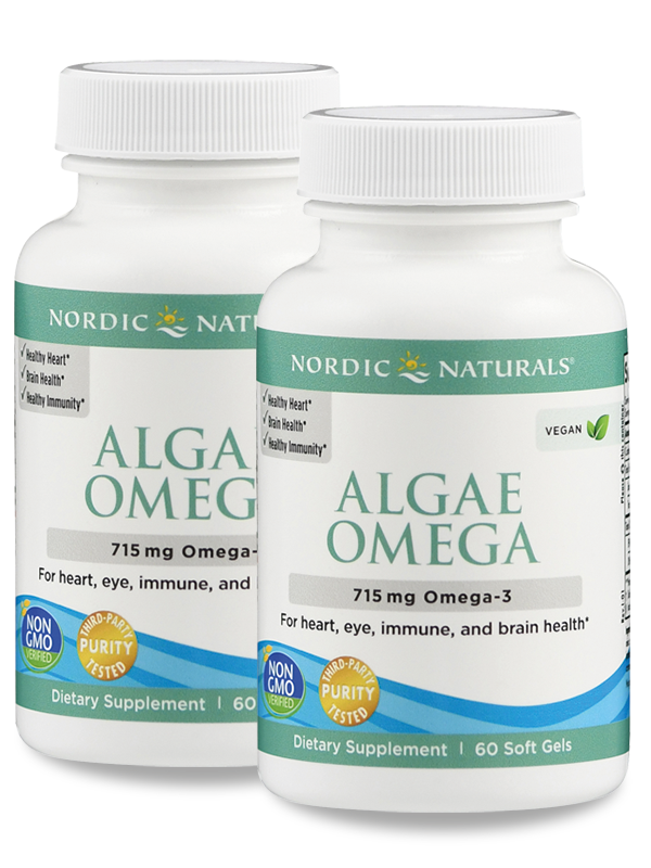 Omega-3 aus Algen, 100% vegan von Nordic Naturals.
