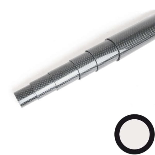 CARBON tube telescopable (cylindrical) no. 7 (39.5 x 36.5 x 1390 mm)