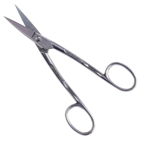 Fabric scissors curved (offset handles), 17.5 cm / 7" length