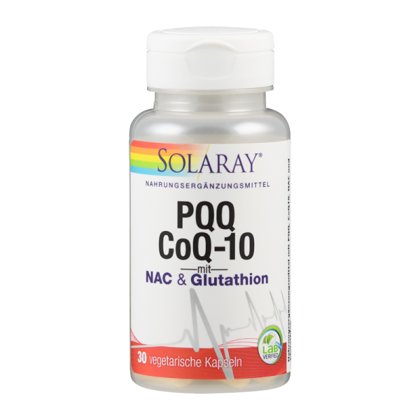 PQQ, CoQ10 mit NAC & Glutathion
