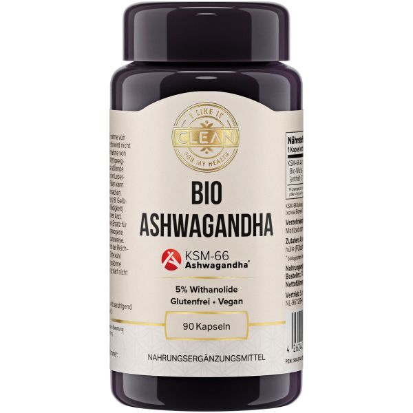 Ashwagandha Bio Wurzel-Extrakt 600 mg | i like it clean