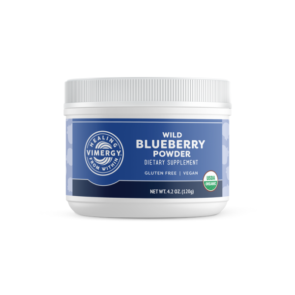 Wilde Blaubeere (Wild Blueberry) Pulver (Reisegröße) | Vimergy