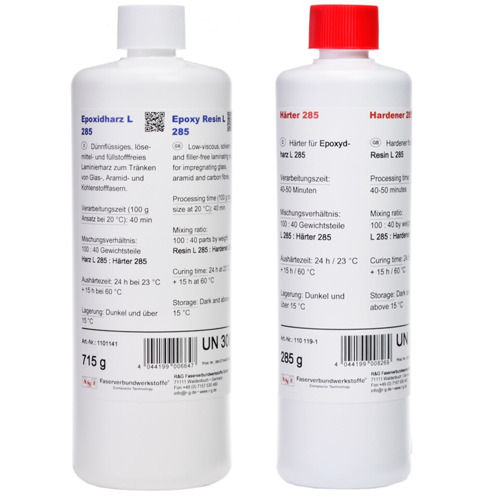 Epoxy Resin EPIKOTE™ LR 285 + Hardener EPIKURE™ LH 285 (50 min / Aero) 
