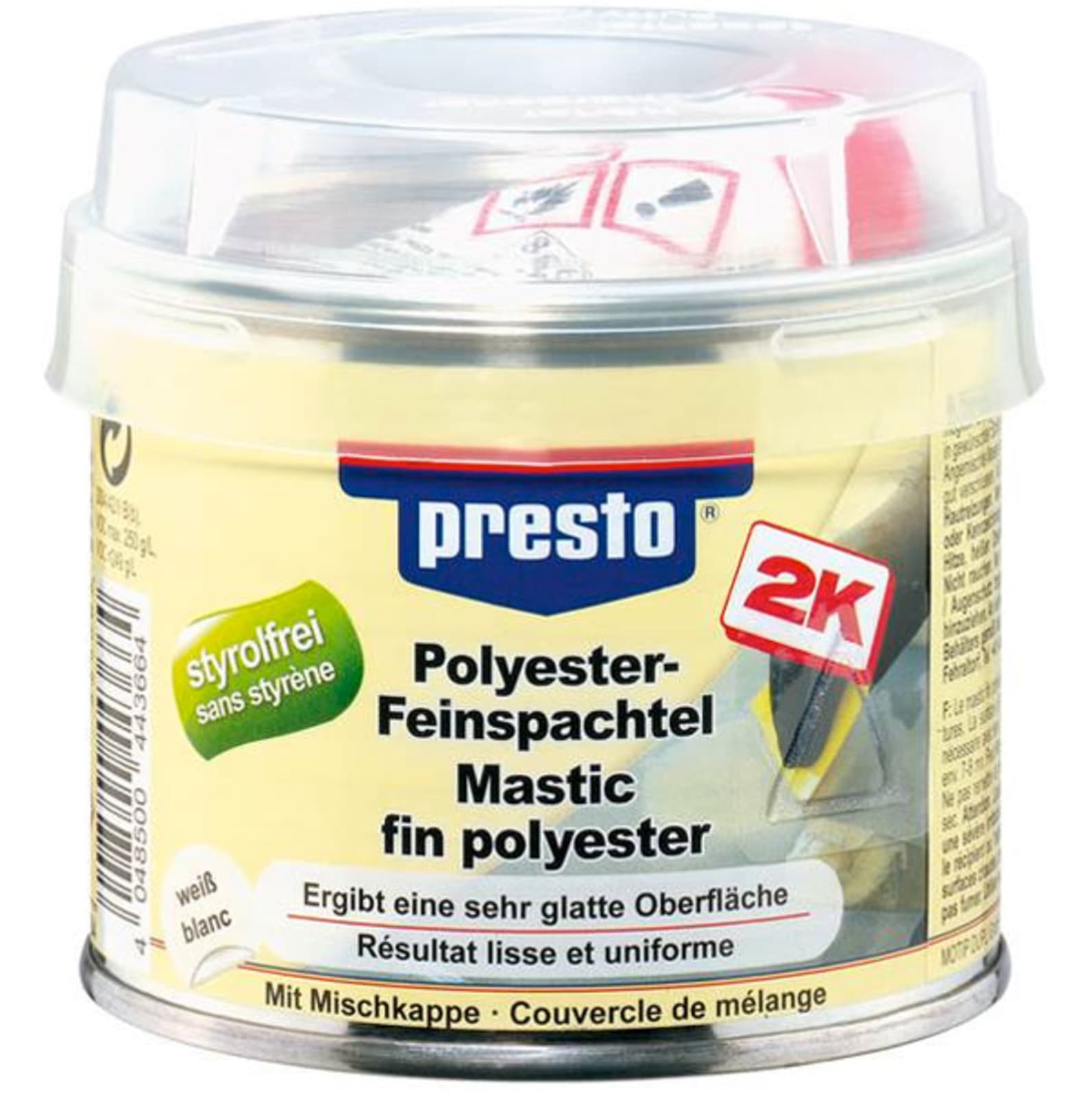 Presto SF Polyester Fine Filler styrene-free
