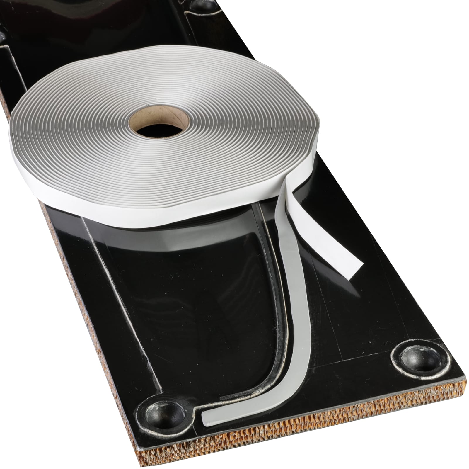 Vakuum-Dichtband GRAU, 3 x 12 mm x 15 m (bis 90 °C)
