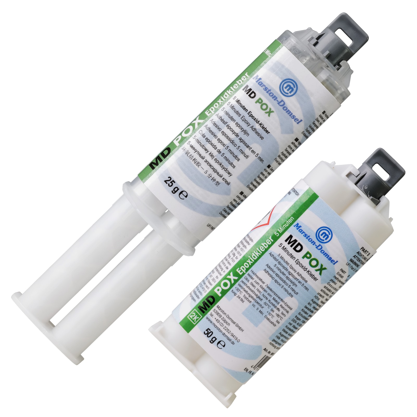 MD POX 5 Minuten Epoxidkleber (MV 1:1), 25 + 50 g