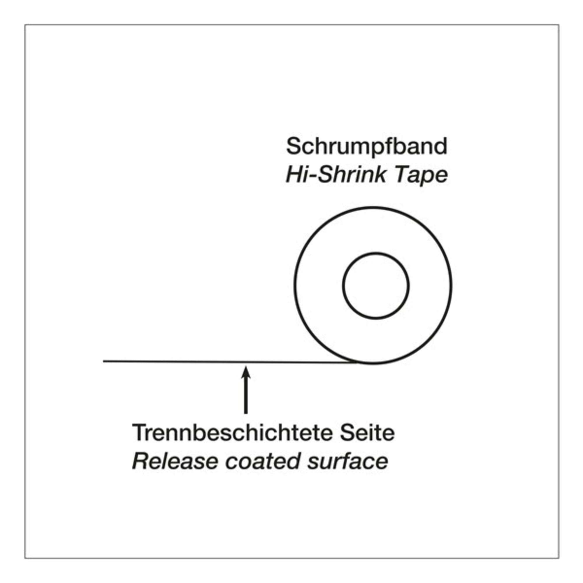 Hi-Shrink tape perforated 1" + 2.5"/ 91.4 m, image 3