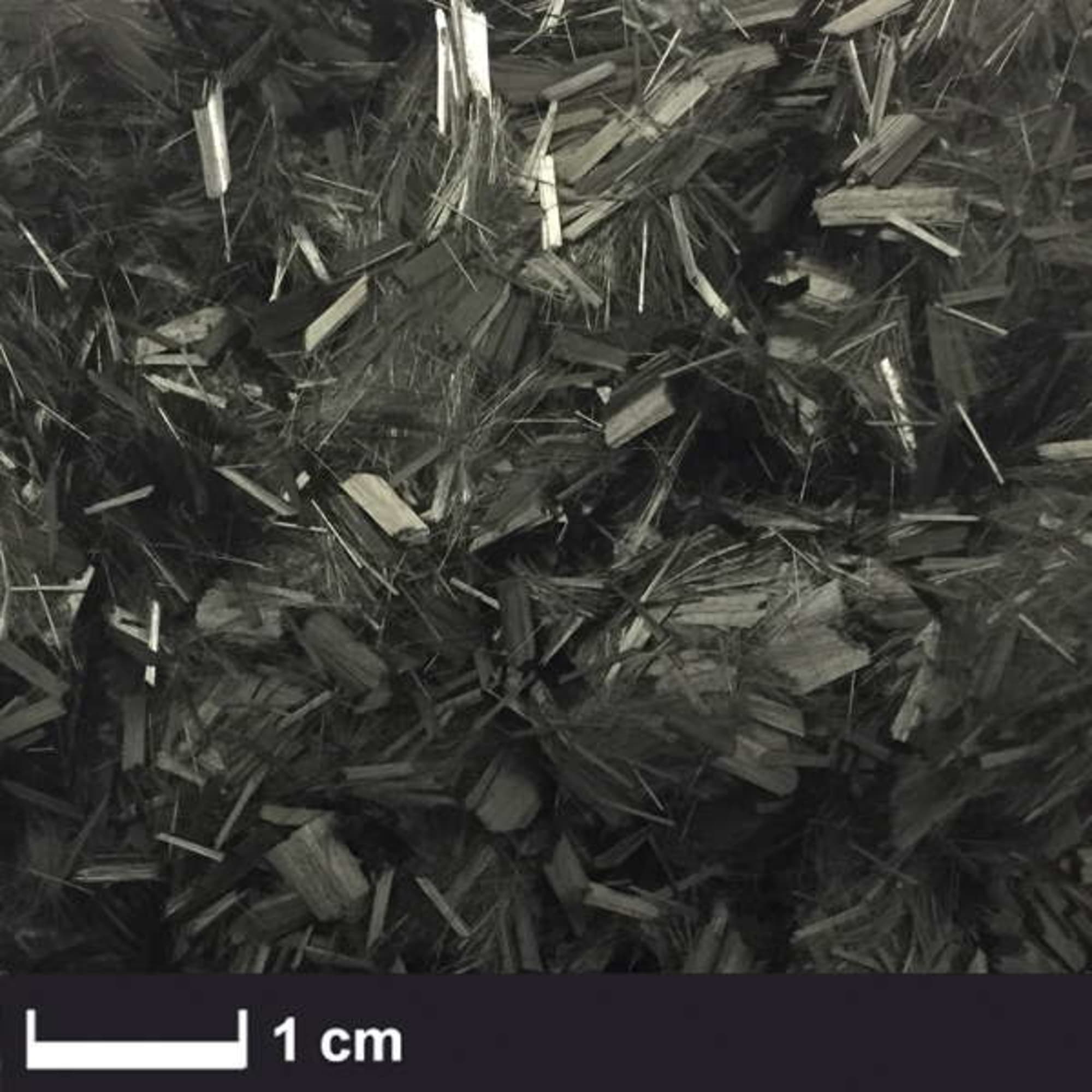 Chopped carbon fibre strands 3 mm (Forged carbon)