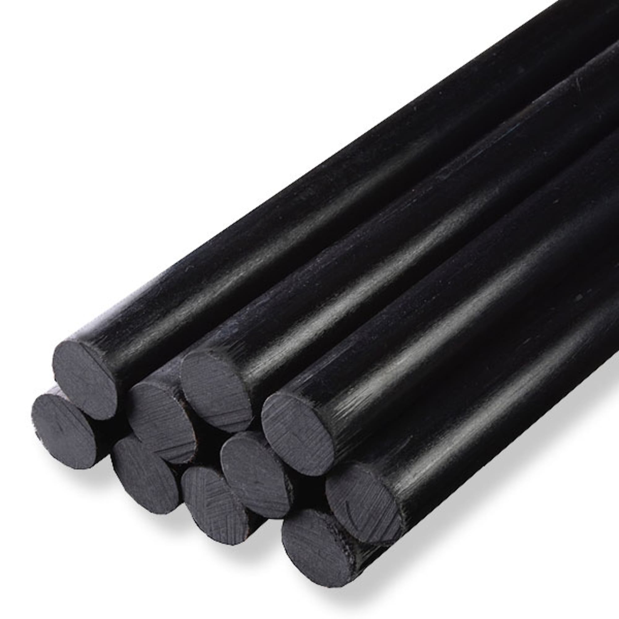 Glass fibre rods BLACK GFRP (round) 