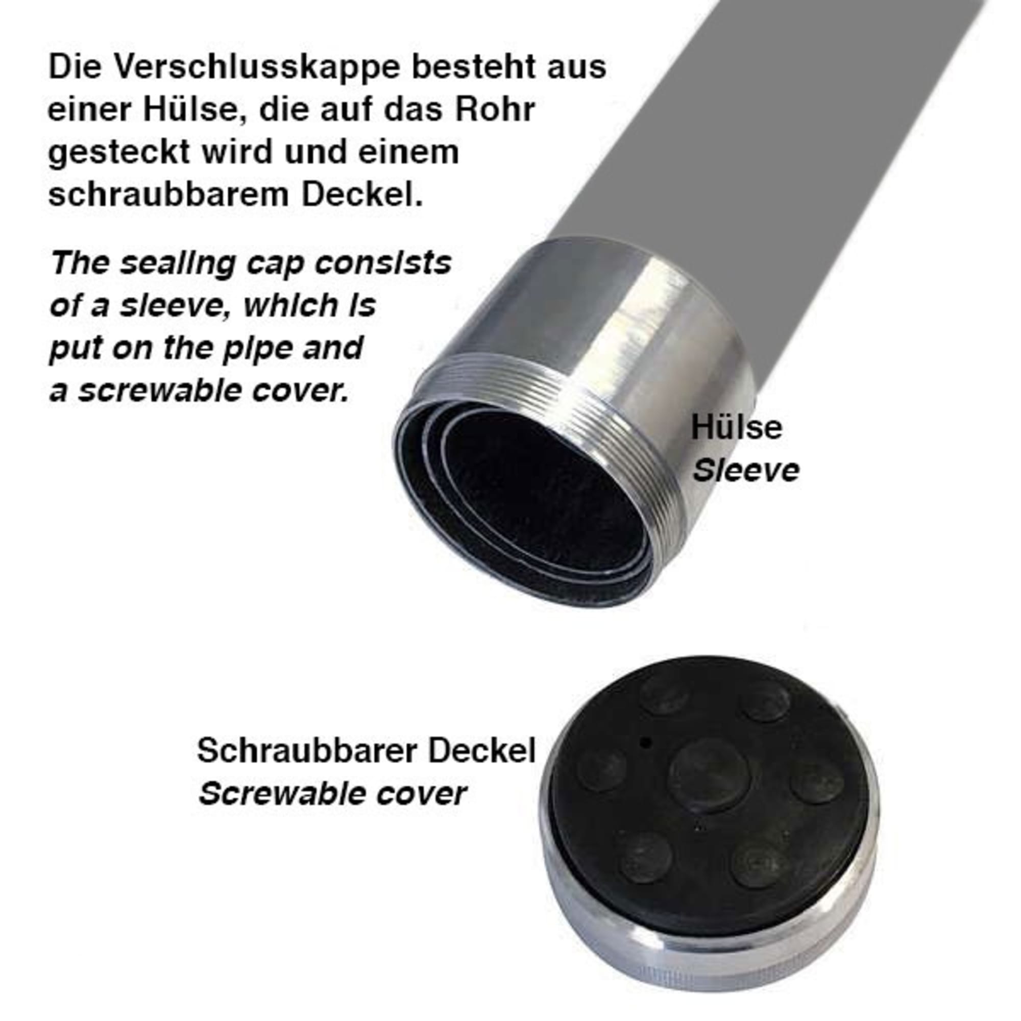 Replacement bottom caps for telescopic poles, image 4