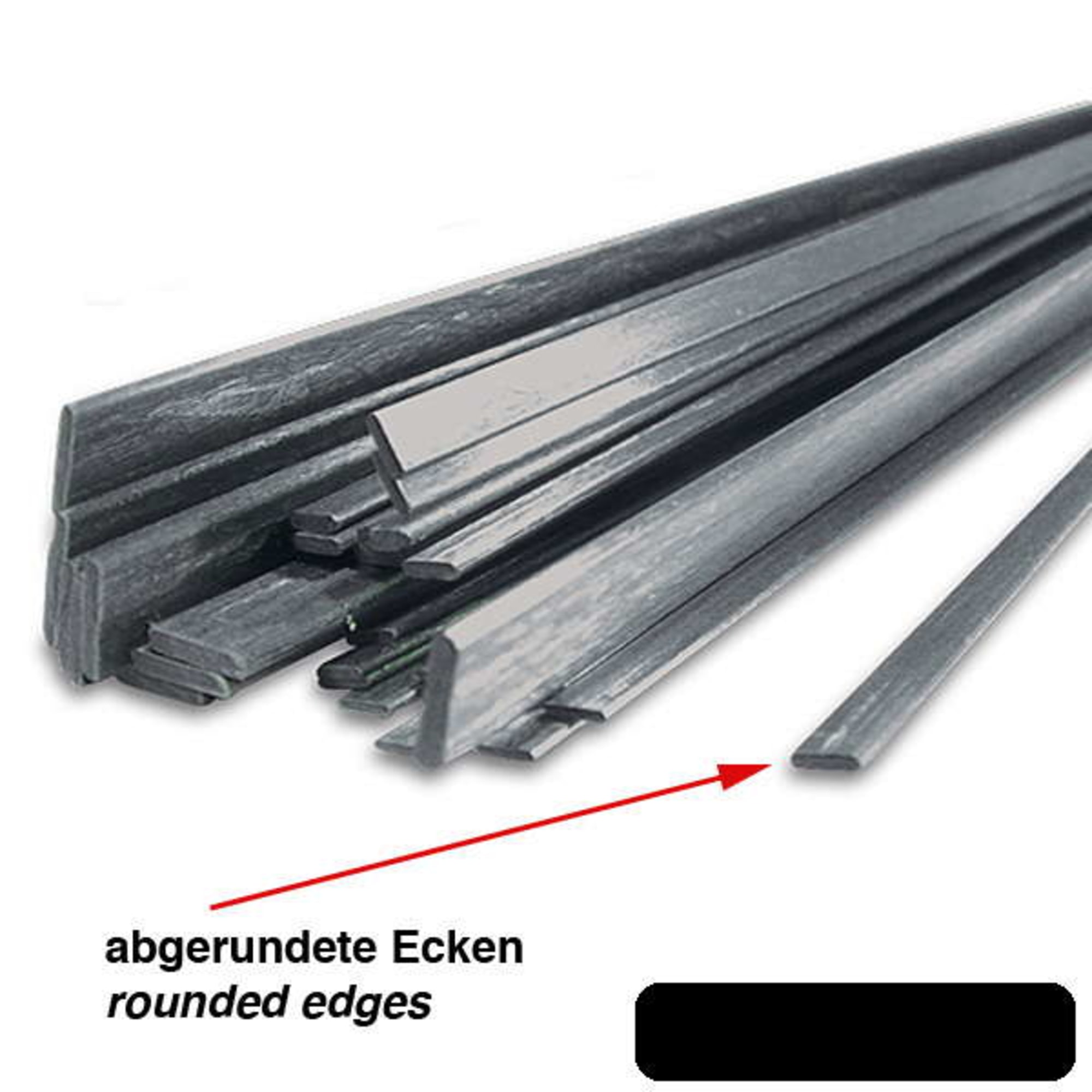 CARBON rectangular rods pultruded, image 2
