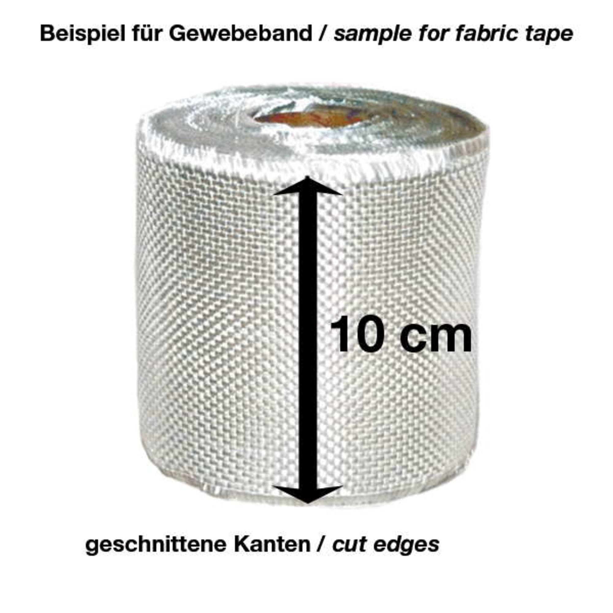Glass fabric tape 49 g/m² (Interglas 02037, finish FE 600/800, plain weave) 10 cm, image 3