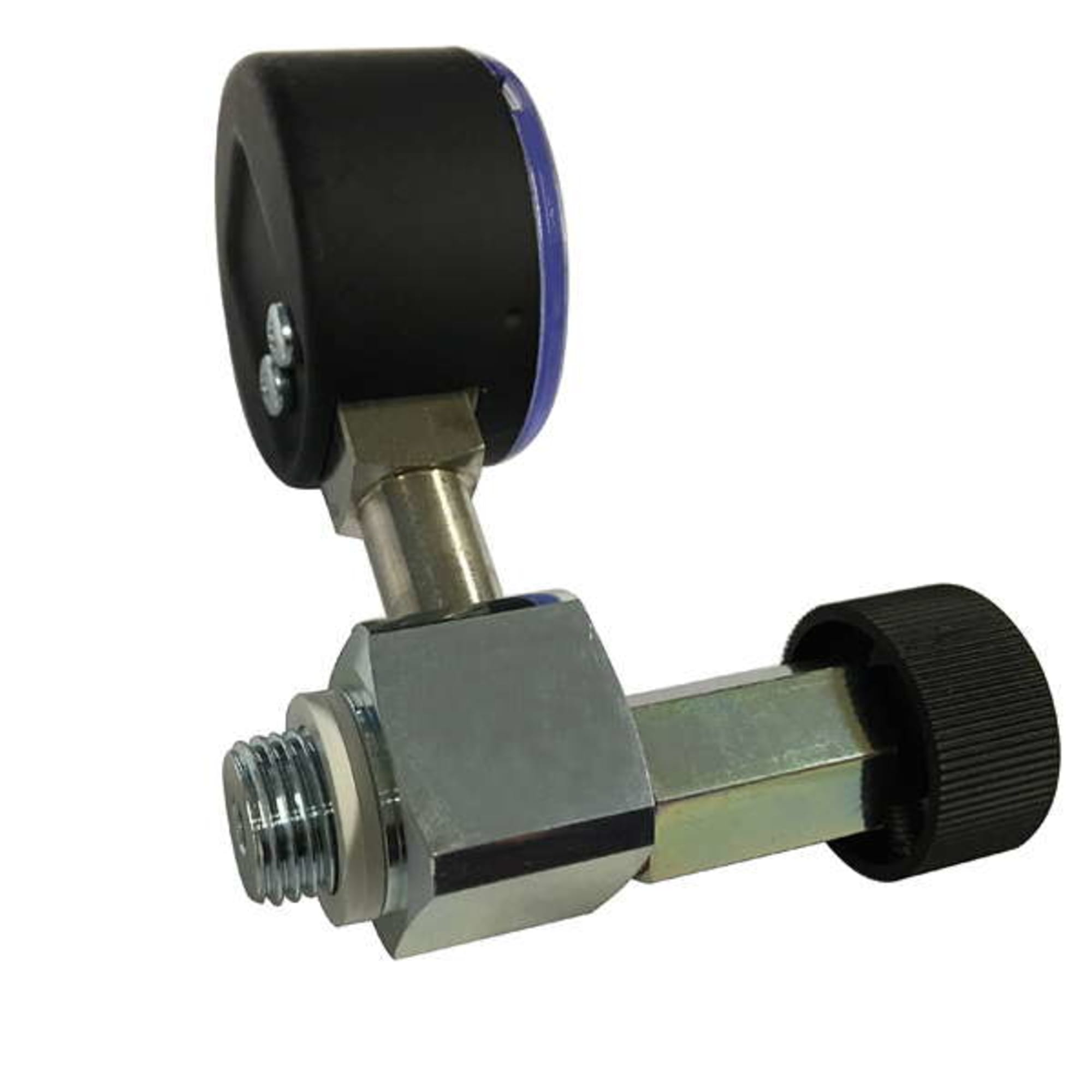Fine adjustment valve with vacuum gauge for vacuum pumps, image 2