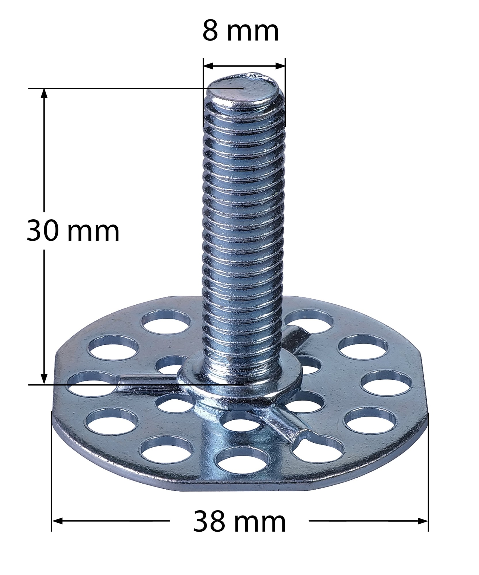 Composite screw MSM1 B38 (M8 x 30 mm) , image 2