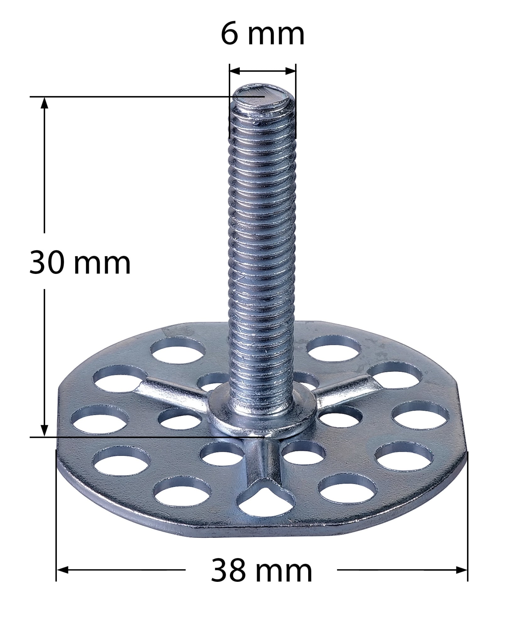 Composite screw MSM1 B38 (M6 x 30 mm), image 2