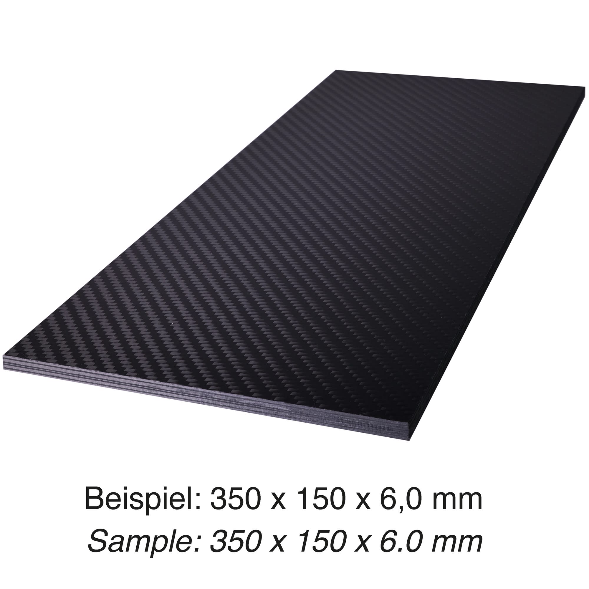 Kohlefaserplatten DESIGN (beidseitig glatte, glänzende Oberfläche), Bild 3