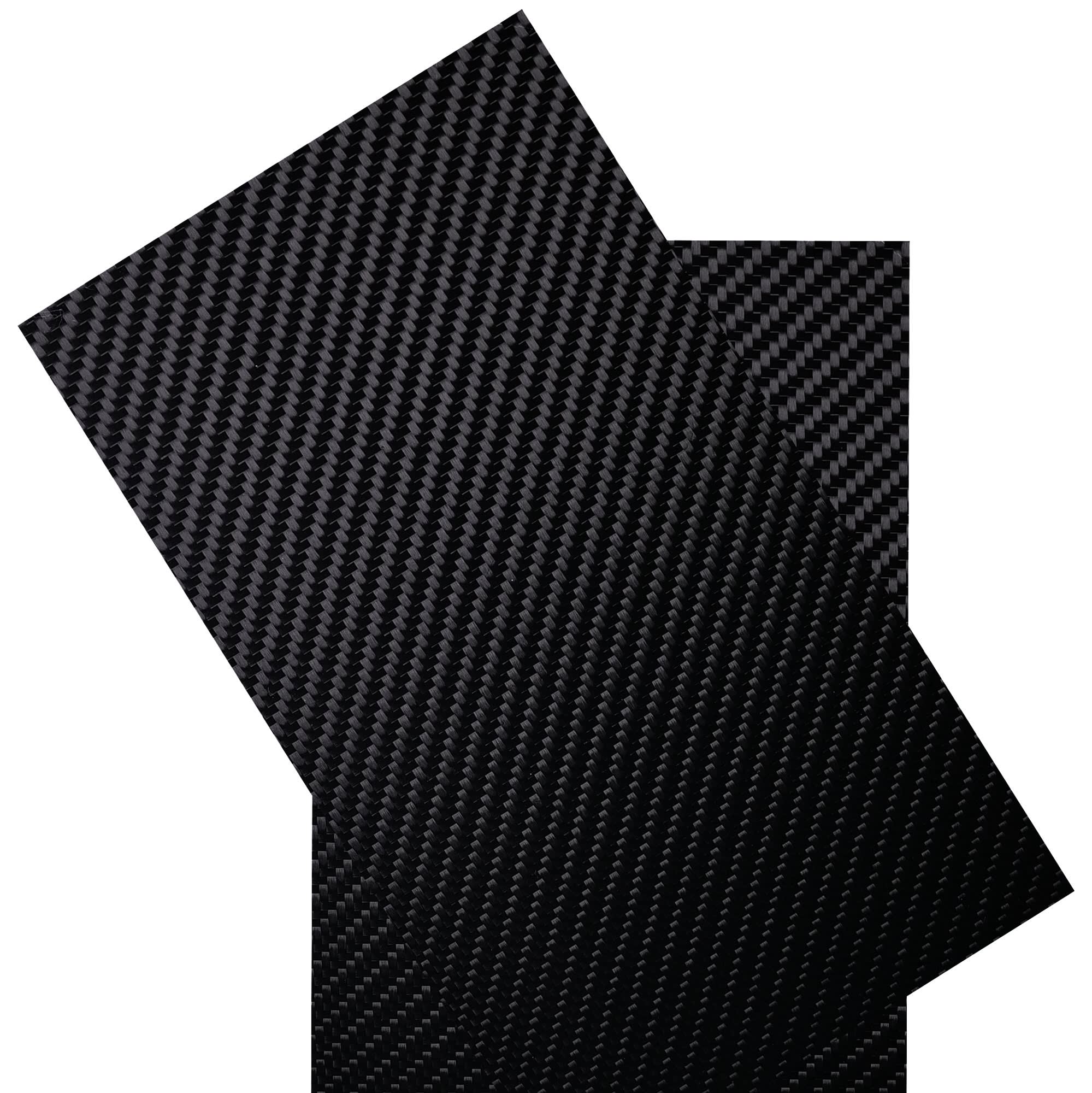 Carbon fibre sheets DESIGN (both sides with smooth, glossy surface) 