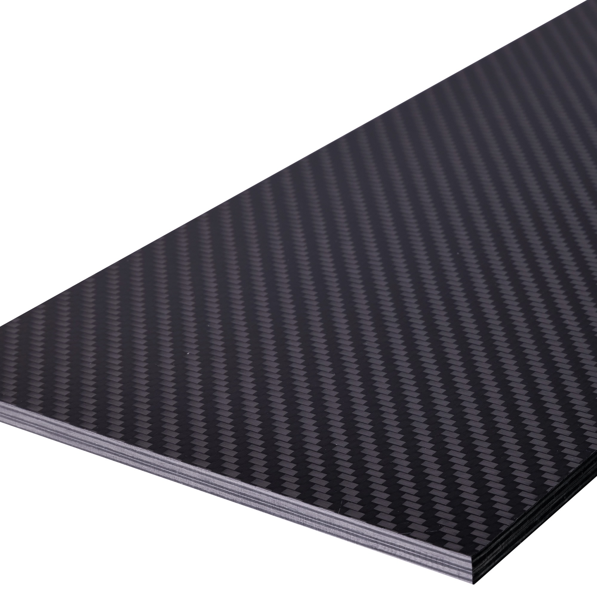 Carbon fibre sheets DESIGN (both sides with smooth, glossy surface) , image 2