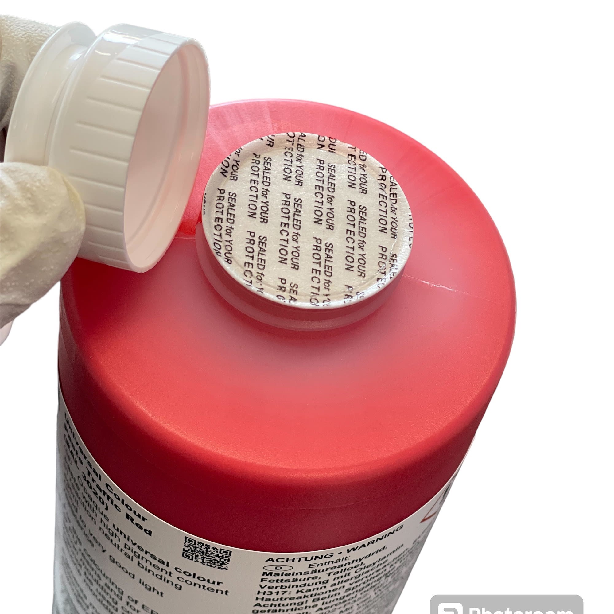 Universal Epoxy Colour Paste Traffic red (RAL 3020) , image 2