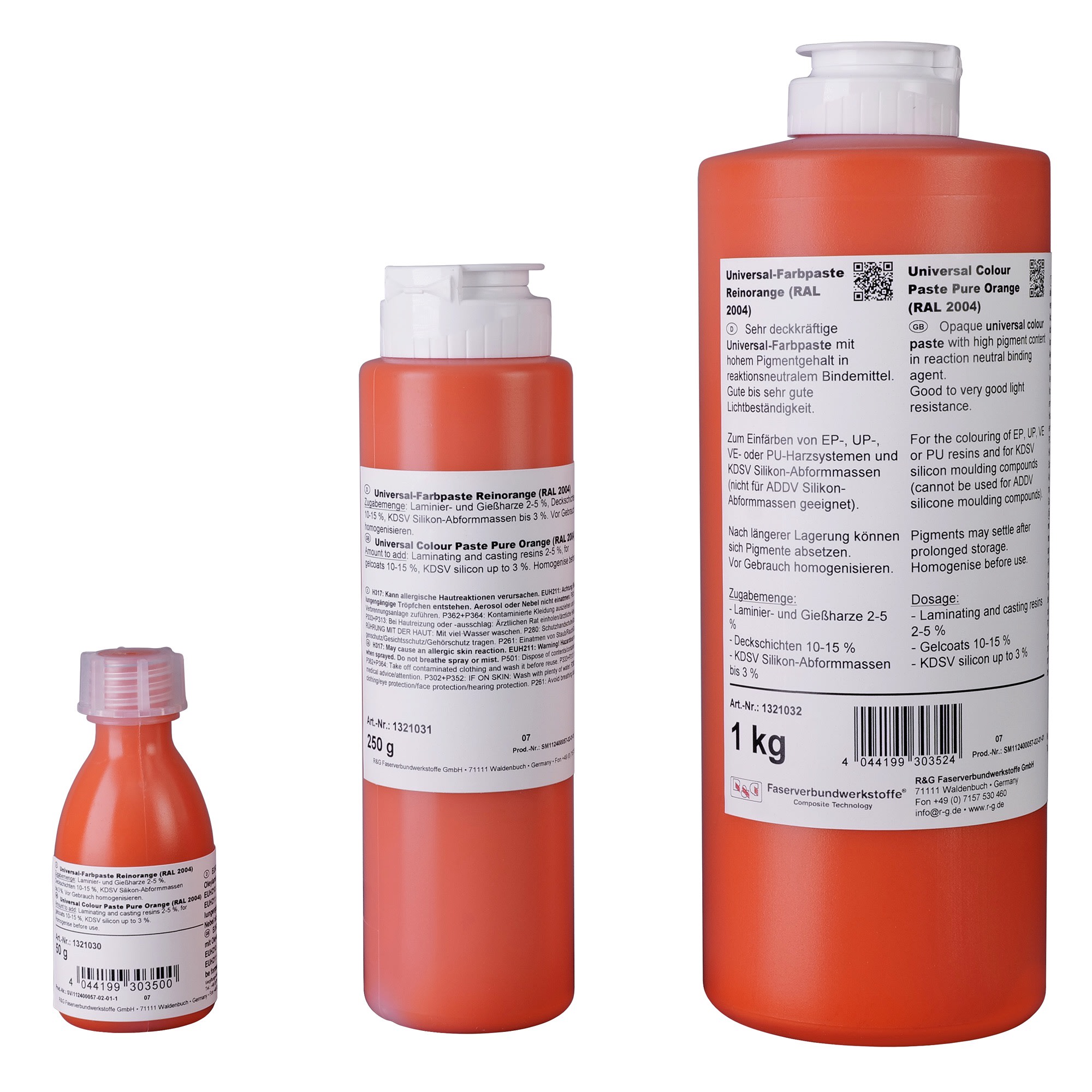 Universal-Epoxid-Farbpaste reinorange (RAL 2004)