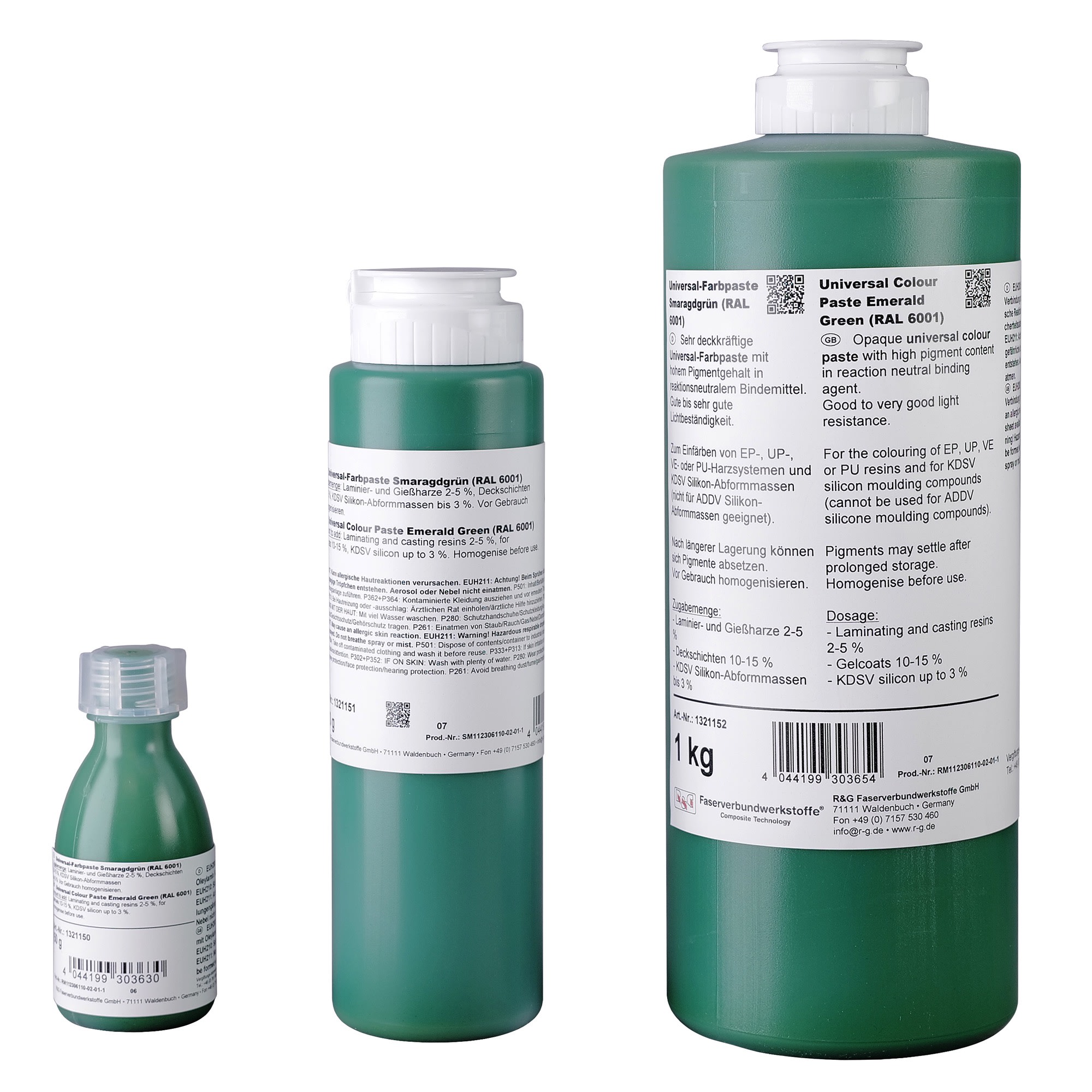 Universal-Epoxid-Farbpaste smaragdgrün (RAL 6001)