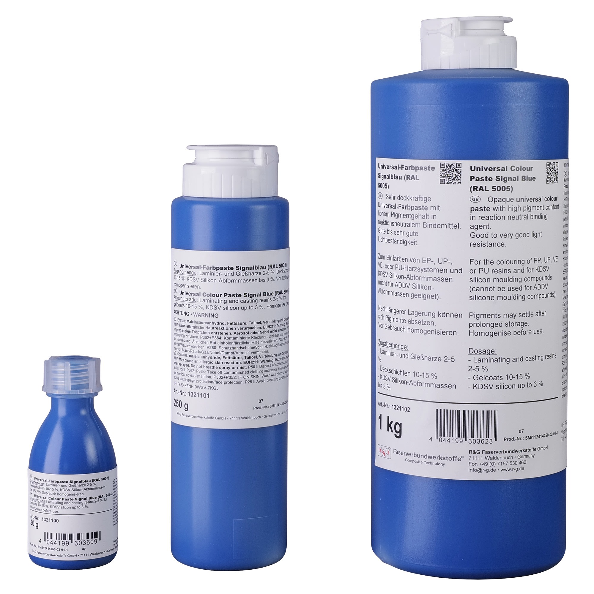 Universal Epoxy Colour Paste Signal blue (RAL 5005) 