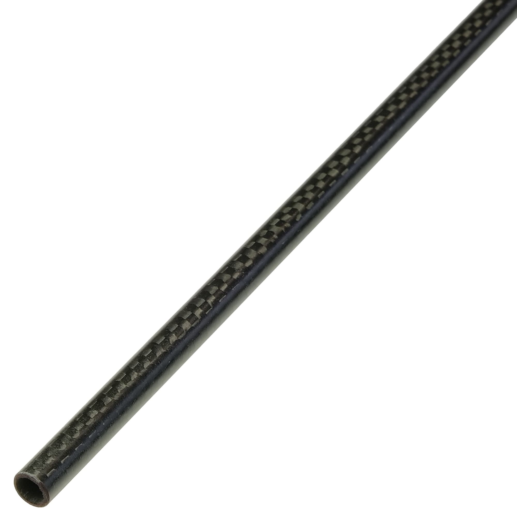 CARBON fibre tubes wound 0°/90°, plain weave (1k)