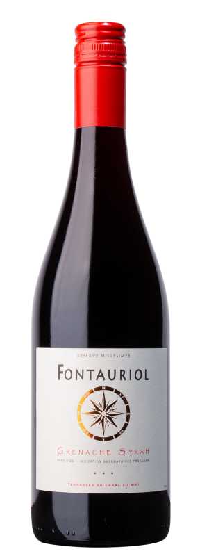 Fontauriol Grenache Syrah Reserve IGP Pays d’Oc, rouge2023