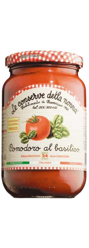 Le conserve della nonna Sugo pomodoro al basilico della Nonna, 350g