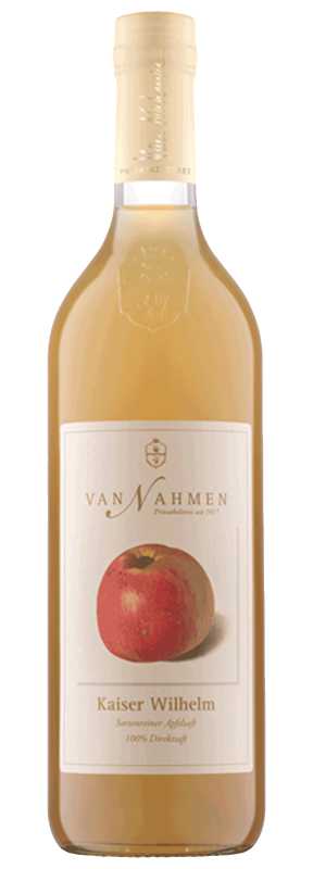 Produktfoto: Van Nahmen Kaiser Wilhelm, Sortenreiner Apfelsaft (100% Direktsaft)