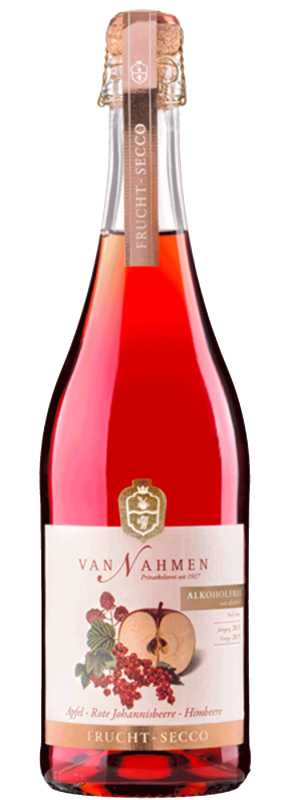 Van Nahmen Secco „Apfel-Rote Johannisbeere-Himbeere“ (alkoholfrei)