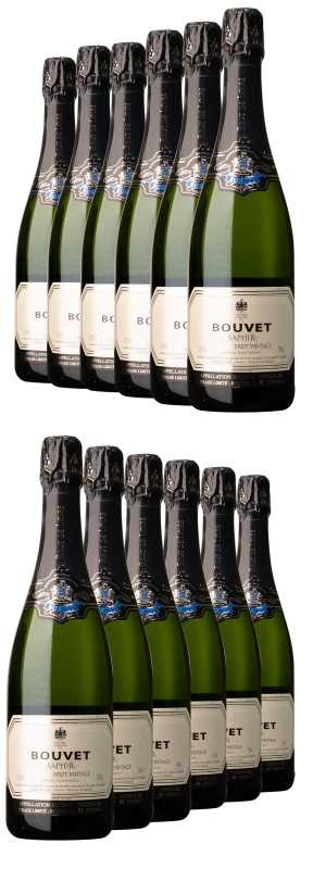 Bouvet 12x „Saphir“ Saumur Brut, blanc2022