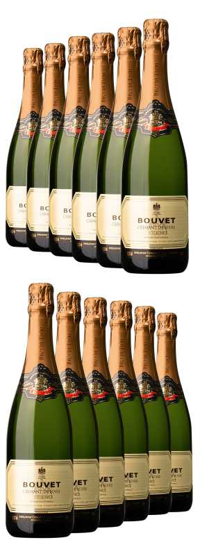 Bouvet 12x „Excellence“ Cremant de Loire Brut, blanc