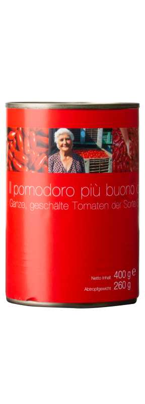 Sarnese-Nocerino Pomodoro San Marzano Tomaten rot (400 g, Abtropfgewicht 260 g)