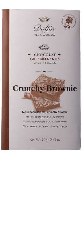 Dolfin Chocolat au lait - mit Crispy Brownie, 70g