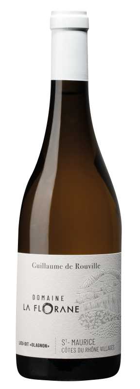 Florane „Guillaume de Rouville Lieut-Dit Olagnon“ Côtes-du-Rhône Villages Saint-Maurice, blanc2023