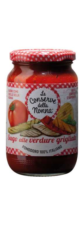 Le conserve della nonna Sugo alle verdure grigliate, 350g