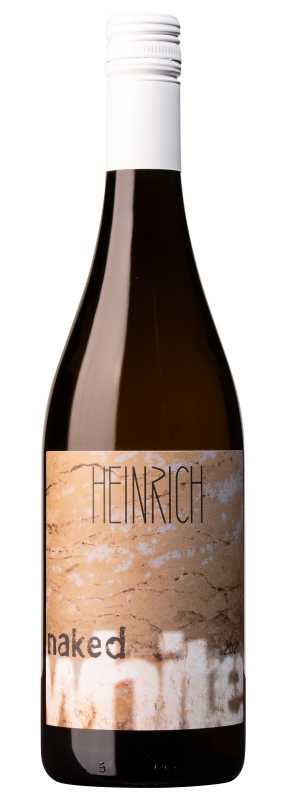 Produktfoto: Weinflasche mit Etikett Heinrich naked white 2020.