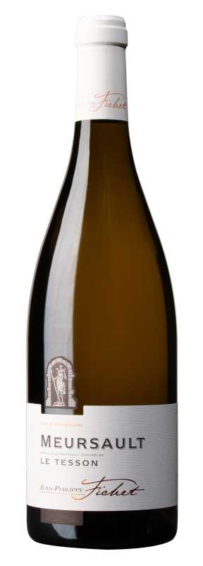 Produktfoto: Weinflasche mit Etikett 'Meursault Le Tesson' von Jean-Philippe Fichet.