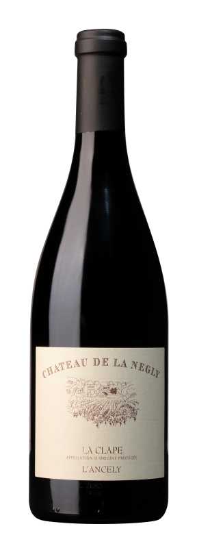 Produktfoto: Flasche Chateau de la Negly L'Ancely La Clape Wein mit Etikett.