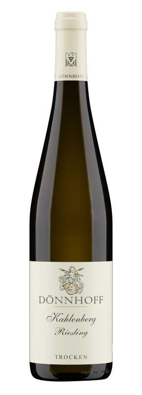 Produktfoto: Weinflasche mit Etikett 'Dönnhoff Kahlenberg Riesling Trocken'.