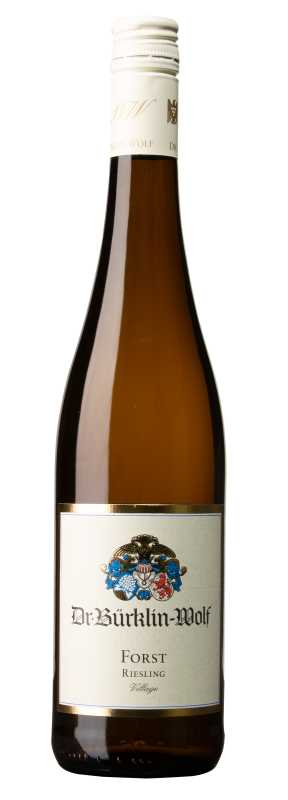 Produktfoto: Weinflasche mit Etikett Dr. Bürklin-Wolf Forst Riesling.