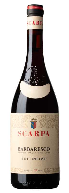 Produktfoto: Scarpa „Tettineive“ DOCG Barbaresco, rosso 2021