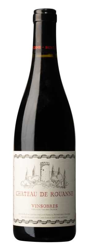 Produktfoto: Weinflasche mit Etikett Chateau de Rouanne Vinsobres.