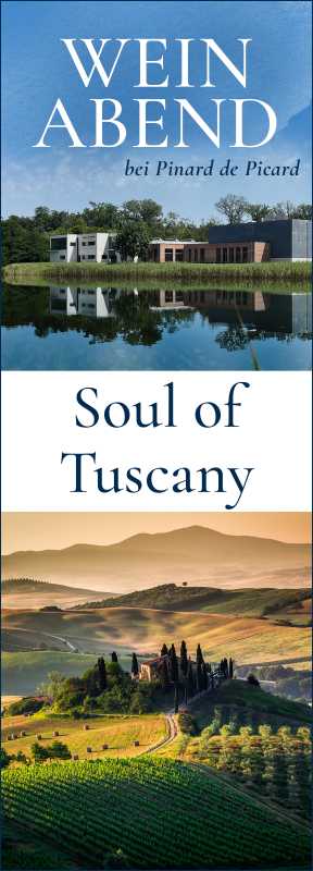 Produktfoto:  „Soul of Tuscany – Die Vielfalt toskanischer Winzerkunst“ | Weinabend 2026