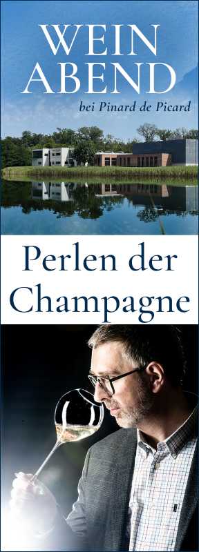 Produktfoto:  „Perlen der Champagne – Feinste Winzerchampagner“ mit Jean-Pierre Vazart | Weinabend 2026